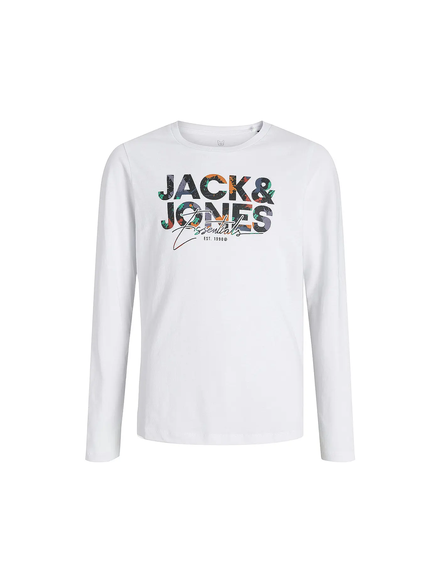 JACK & JONES | Jungen Langarmshirt JJGEPLAS | weiss